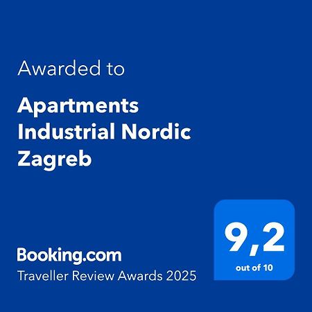 Apartments Industrial Nordic Загреб Экстерьер фото